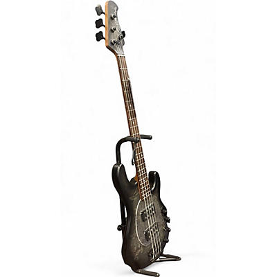 Sterling By Music Man Used Sterling By Music Man ray34HH Trans Black Electric Bass Guitar