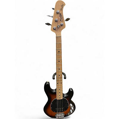 Used Sterling Sting Ray 2 Tone Sunburst Electric Bass Guitar