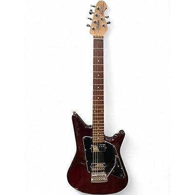 Used Sterling by Music Man ALBERT LEE Trans Red Solid Body Electric Guitar