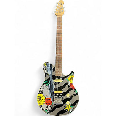 Used Sterling by Music Man AX20 Custom Graphic Solid Body Electric Guitar