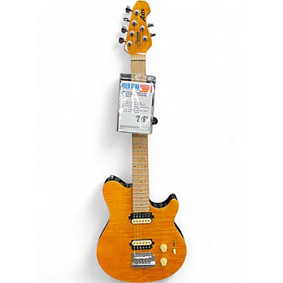 Sterling by Music Man Used Sterling by Music Man AX3FM Trans Gold Solid Body Electric Guitar