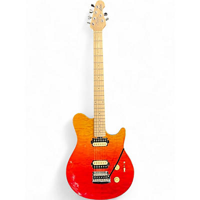 Sterling by Music Man Used Sterling by Music Man AX3QM AXIS Candy Red Burst Solid Body Electric Guitar