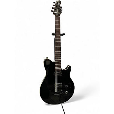 Used Sterling by Music Man AX3S Axis Black Solid Body Electric Guitar