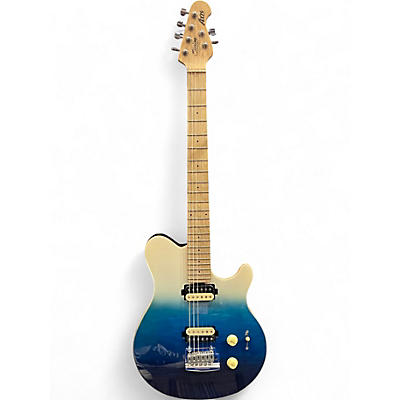 Used Sterling by Music Man AXIS SPECTRUM BLUE Solid Body Electric Guitar