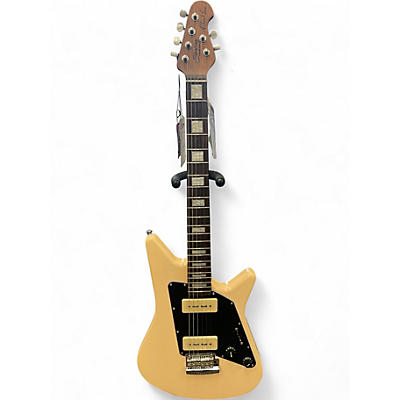 Used Sterling by Music Man Albert Lee al40p Cream Solid Body Electric Guitar