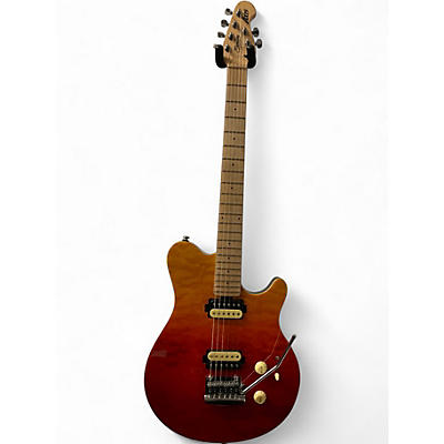 Used Sterling by Music Man Axis Quilted Maple Spectrum Red Solid Body Electric Guitar