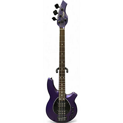 Used Sterling by Music Man Bongo Firemist Purple Satin Electric Bass Guitar