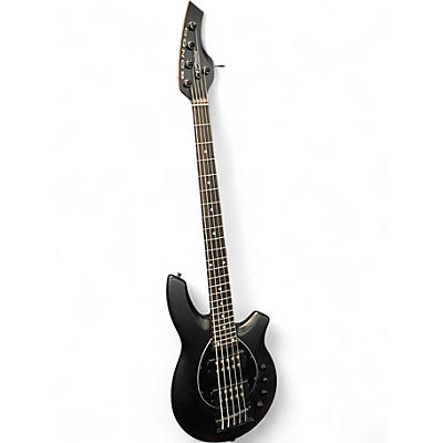 Used Sterling by Music Man Bongo Stealth black Electric Bass Guitar