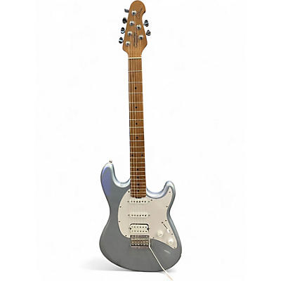 Used Sterling by Music Man CT50-HSS Cutlass Firemist Silver Solid Body Electric Guitar