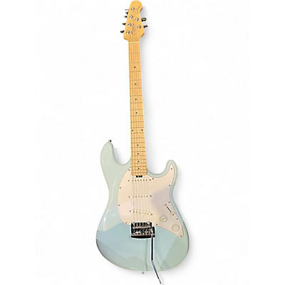 Used Sterling by Music Man CUTLASS CT30 Chopper Blue Solid Body Electric Guitar