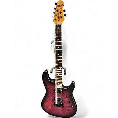 Used Sterling by Music Man CUTLASS JASON RICHARDSON SIGNATURE PURPLE BURST SATIN Solid Body Electric Guitar