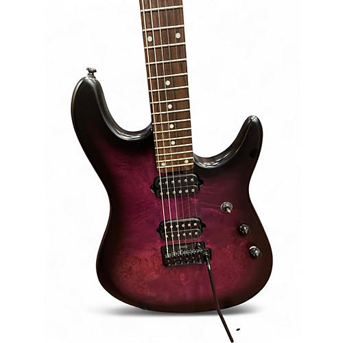 Used Sterling by Music Man CUTLASS JASON RICHARDSON purple burst Solid Body Electric Guitar purple burst
