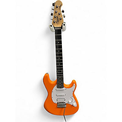 Used Sterling by Music Man CUTLASS Orange Solid Body Electric Guitar