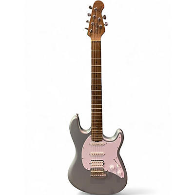 Used Sterling by Music Man CUTLASS Silver Solid Body Electric Guitar