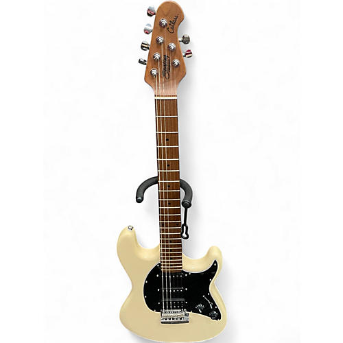 Used Sterling by Music Man CUTLASS White Solid Body Electric Guitar White