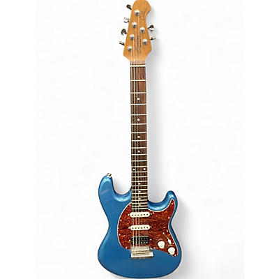 Used Sterling by Music Man Cutlass Blue Solid Body Electric Guitar