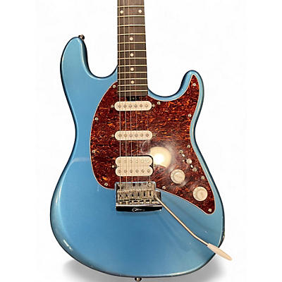 Used Sterling by Music Man Cutlass Blue Solid Body Electric Guitar