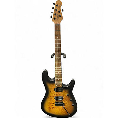 Used Sterling by Music Man Cutlass Burl Burst Solid Body Electric Guitar