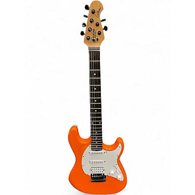 Used Sterling by Music Man Cutlass CT20 Orange Solid Body Electric Guitar