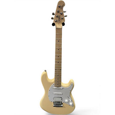 Used Sterling by Music Man Cutlass Cream Solid Body Electric Guitar