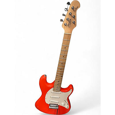 Used Sterling by Music Man Cutlass Dakota Red Solid Body Electric Guitar