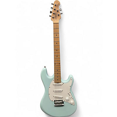 Used Sterling by Music Man Cutlass Daphne Blue Solid Body Electric Guitar