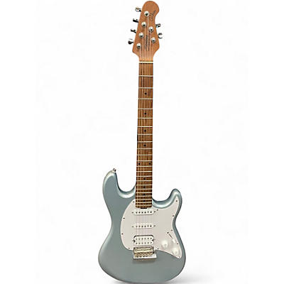 Used Sterling by Music Man Cutlass Firemist Silver Solid Body Electric Guitar