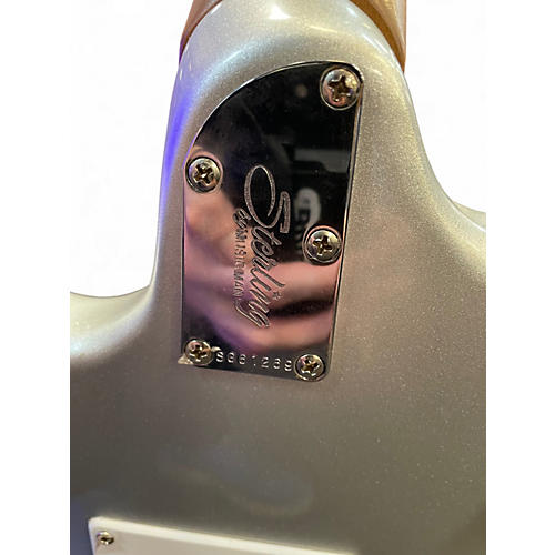 Used Sterling by Music Man Cutlass HSS Silver Solid Body Electric Guitar Silver