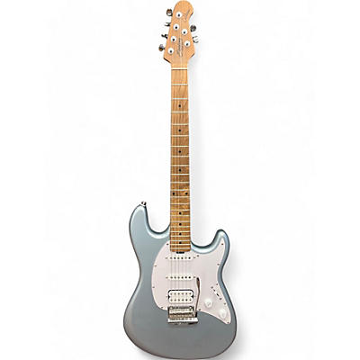 Sterling by Music Man Used Sterling by Music Man Cutlass HSS firemist silver Solid Body Electric Guitar