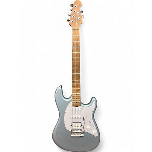 Sterling by Music Man Used Sterling by Music Man Cutlass HSS firemist silver Solid Body Electric Guitar firemist silver