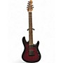 Used Sterling by Music Man Cutlass Jason Richardson 7 Crimson Red Burst Solid Body Electric Guitar Crimson Red Burst