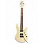Used Sterling by Music Man Cutlass Jason Richardson 7-String White Solid Body Electric Guitar White