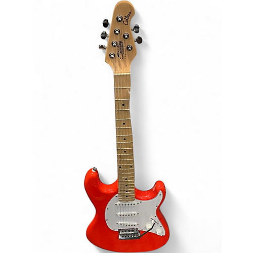 Used Sterling by Music Man Cutlass Orange Solid Body Electric Guitar Orange