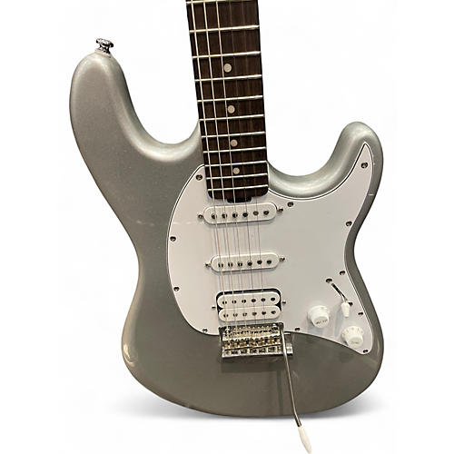Used Sterling by Music Man Cutlass Silver Solid Body Electric Guitar Silver