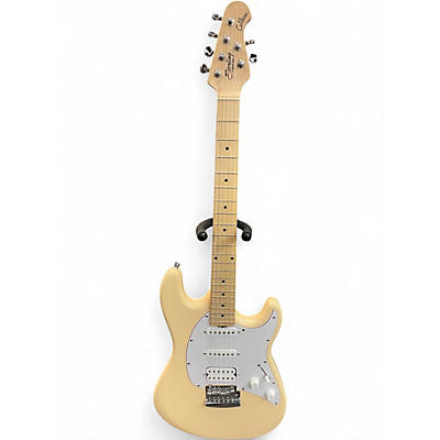 Used Sterling by Music Man Cutlass white Solid Body Electric Guitar