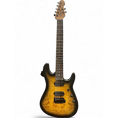 Used Sterling by Music Man Cutless Jason Richardson BURL Solid Body Electric Guitar
