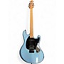 Used Sterling by Music Man Fluff Signature StingRay Blue Solid Body Electric Guitar Blue