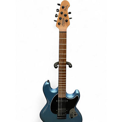 Used Sterling by Music Man Fluff Signature Stingray Amana Boat Blue Solid Body Electric Guitar