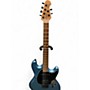 Used Sterling by Music Man Fluff Signature Stingray Amana Boat Blue Solid Body Electric Guitar Amana Boat Blue