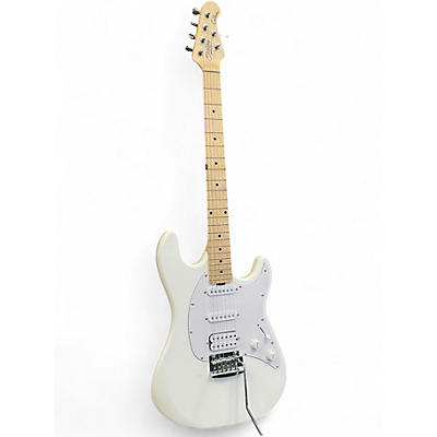 Used Sterling by Music Man Intro Series Cutlass HSS CT20 Canvas White Solid Body Electric Guitar
