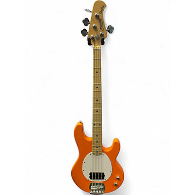 Used Sterling by Music Man Intro Series StingRay RAY2 Orange Electric Bass Guitar
