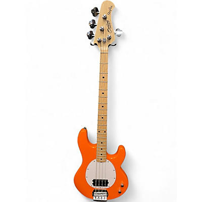 Used Sterling by Music Man Intro Series Stingray RAY2 Sunrise Orange Electric Bass Guitar