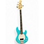Used Sterling by Music Man Intro Series Stingray Ray2 Electric Blue Electric Bass Guitar Electric Blue