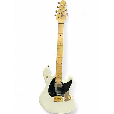 Used Sterling by Music Man JARED DINES ARIST SERIES STING RAY Olympic White Solid Body Electric Guitar