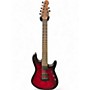 Used Sterling by Music Man JASON RICHARDSON CUTLASS 7 STRING Trans Red Solid Body Electric Guitar Trans Red