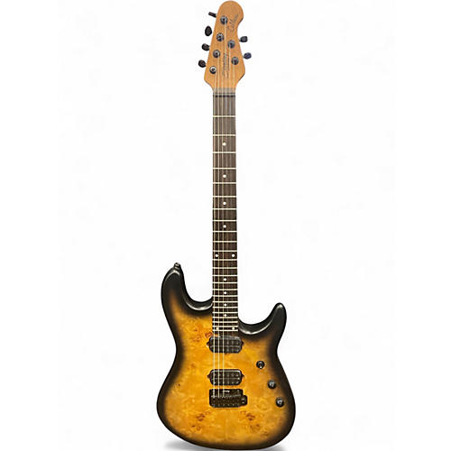 Used Sterling by Music Man JASON RICHARDSON CUTLASS NATURAL POPLAR BURST Solid Body Electric Guitar NATURAL POPLAR BURST
