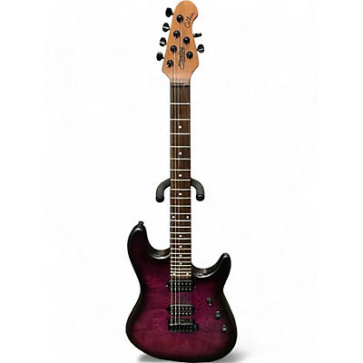 Sterling by Music Man Used Sterling by Music Man JASON RICHARDSON CUTLASS Trans Purple Solid Body Electric Guitar