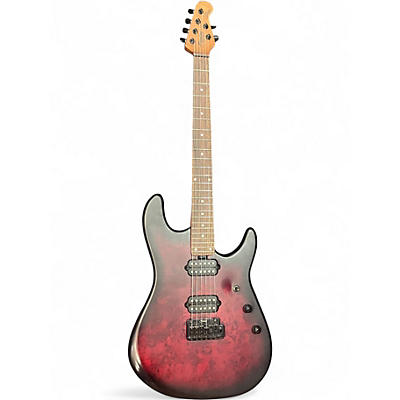 Used Sterling by Music Man JASON RICHARDSON SCARLET BURST Solid Body Electric Guitar