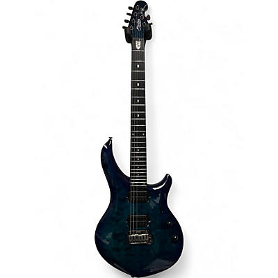 Used Sterling by Music Man JOHN PERTUCCI MAJESTY MAJ200x Cerulean Paradise Solid Body Electric Guitar