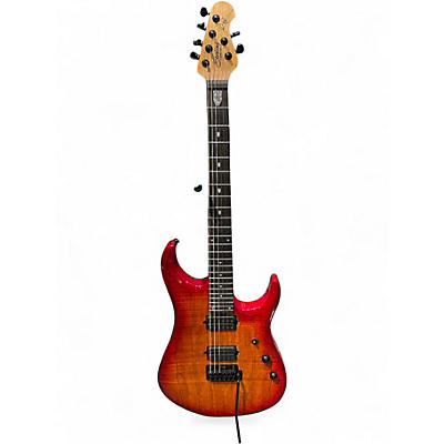 Used Sterling by Music Man JOHN PETRUCCI  JP50D BLOOD ORANGE BURST Solid Body Electric Guitar